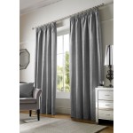 chenille silver tape curtains